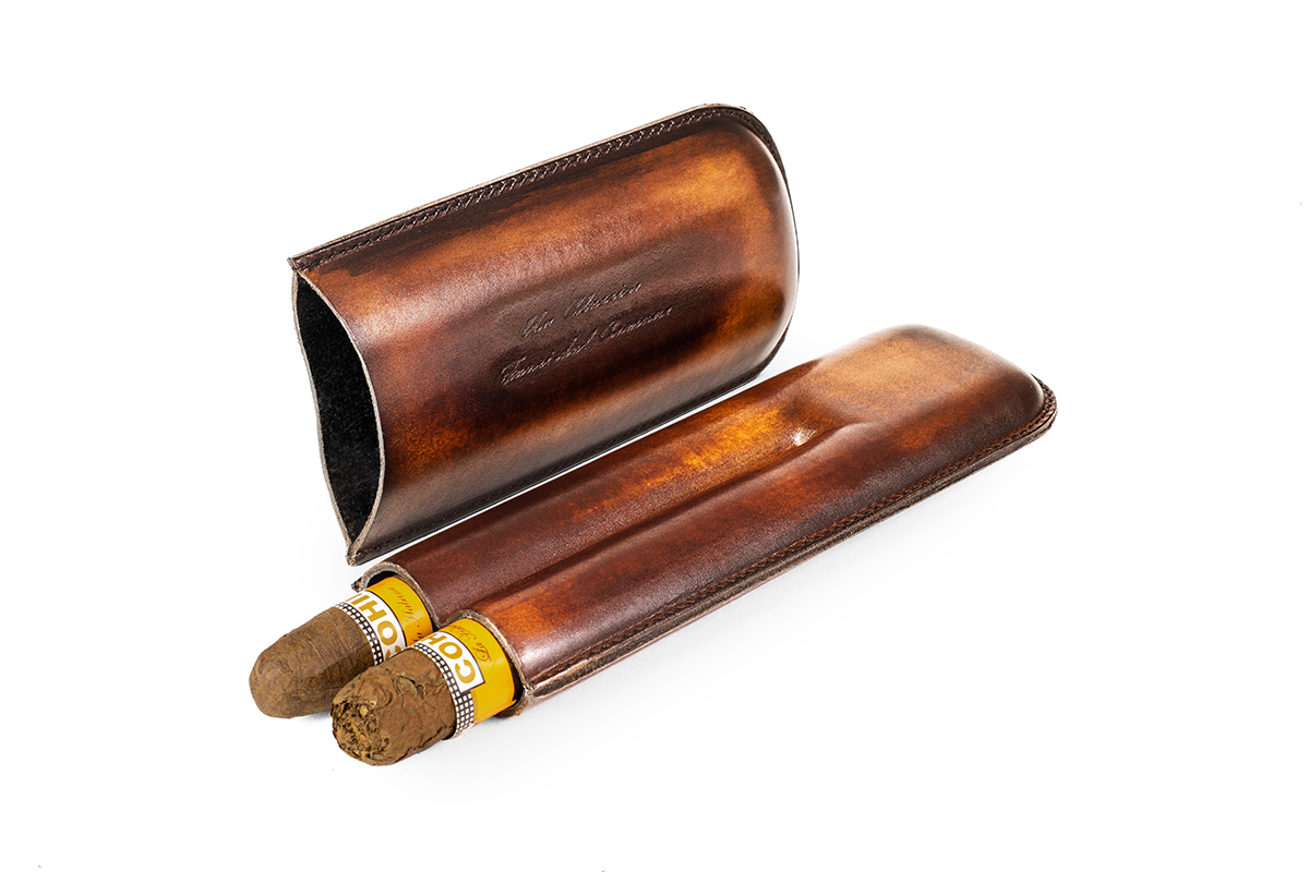 Hand made Leather Cigar Cases, Cigar Holders