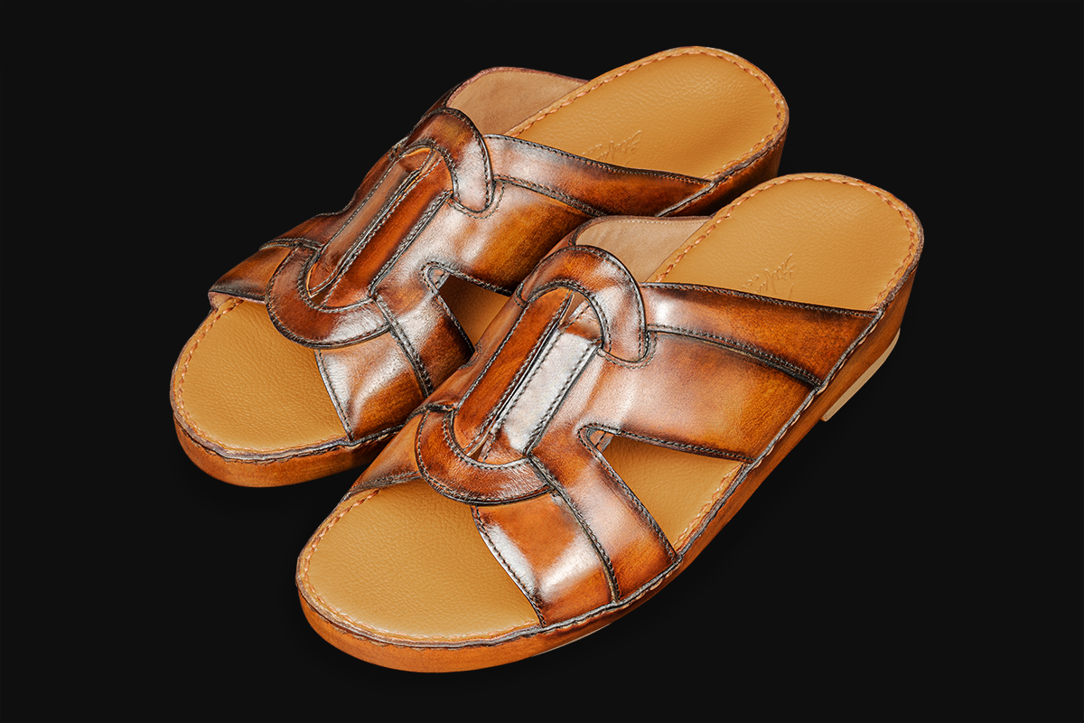 SB258 Cherry Red Top Arabic Sandal Shop Online Stefano Borella